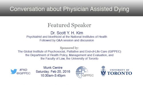 Conversation about Physician Assisted Dying